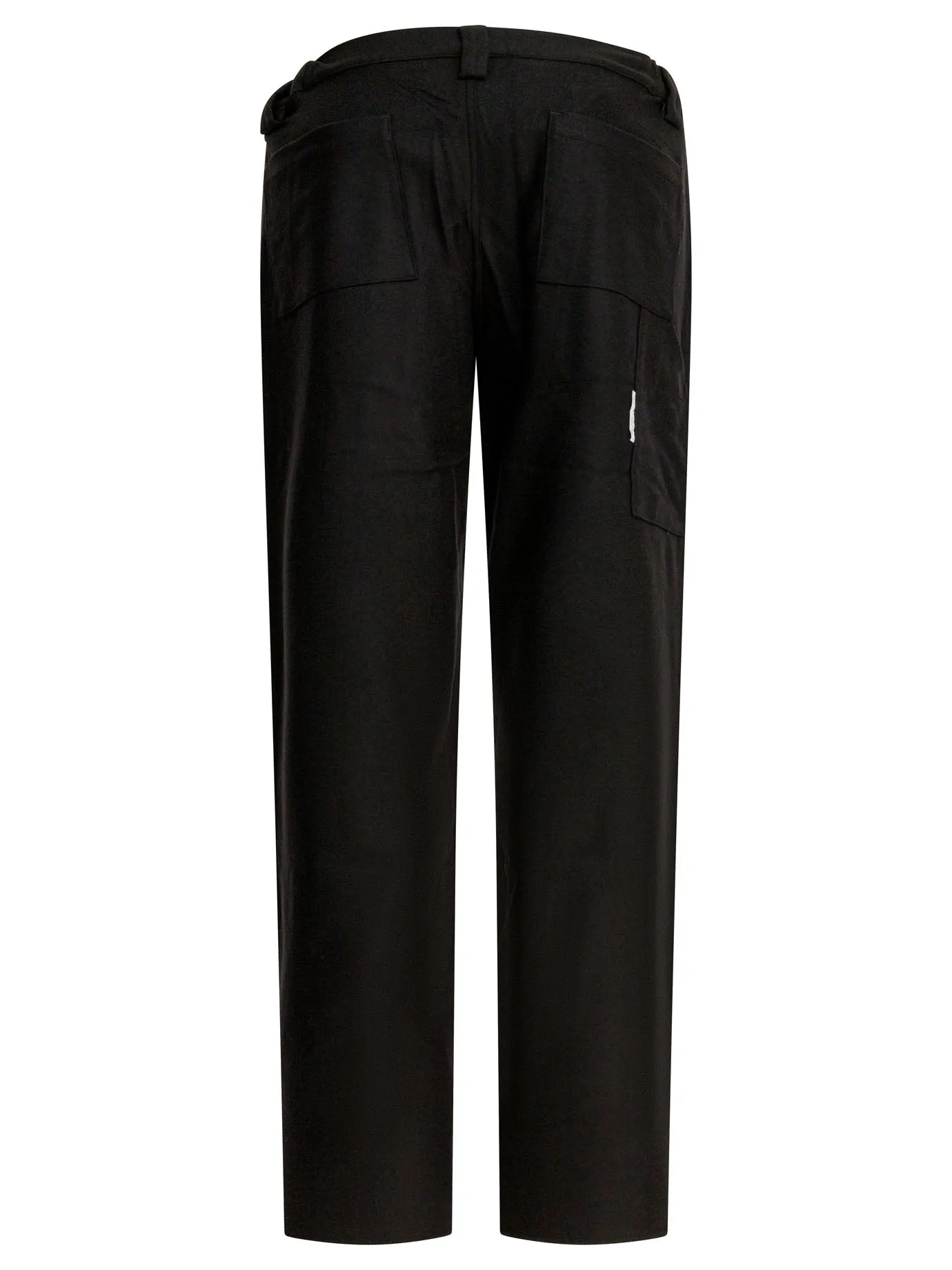 Wool Blend Pants Trousers Black sold by Wanan Luxury product image thumbnail 2