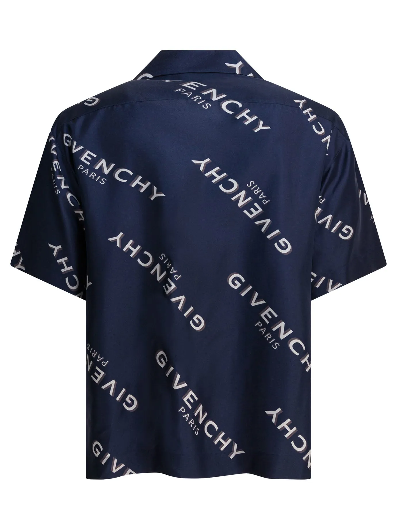 Silk Bowling Shirt Shirts Blue sold by Wanan Luxury product image thumbnail 2