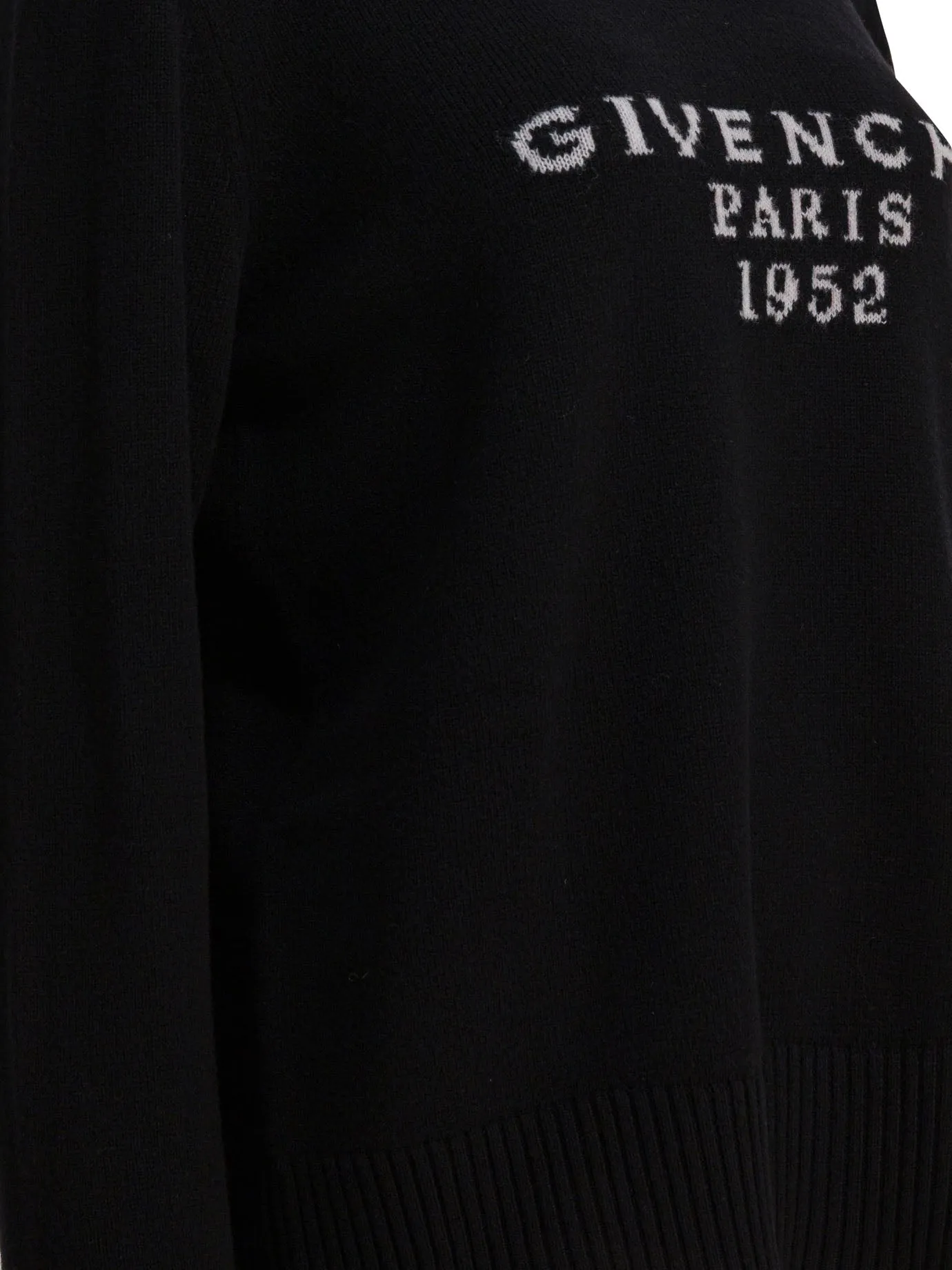 Givenchy Paris 1952" Turtleneck Sweater Knitwear Black sold by Wanan Luxury product image thumbnail 4