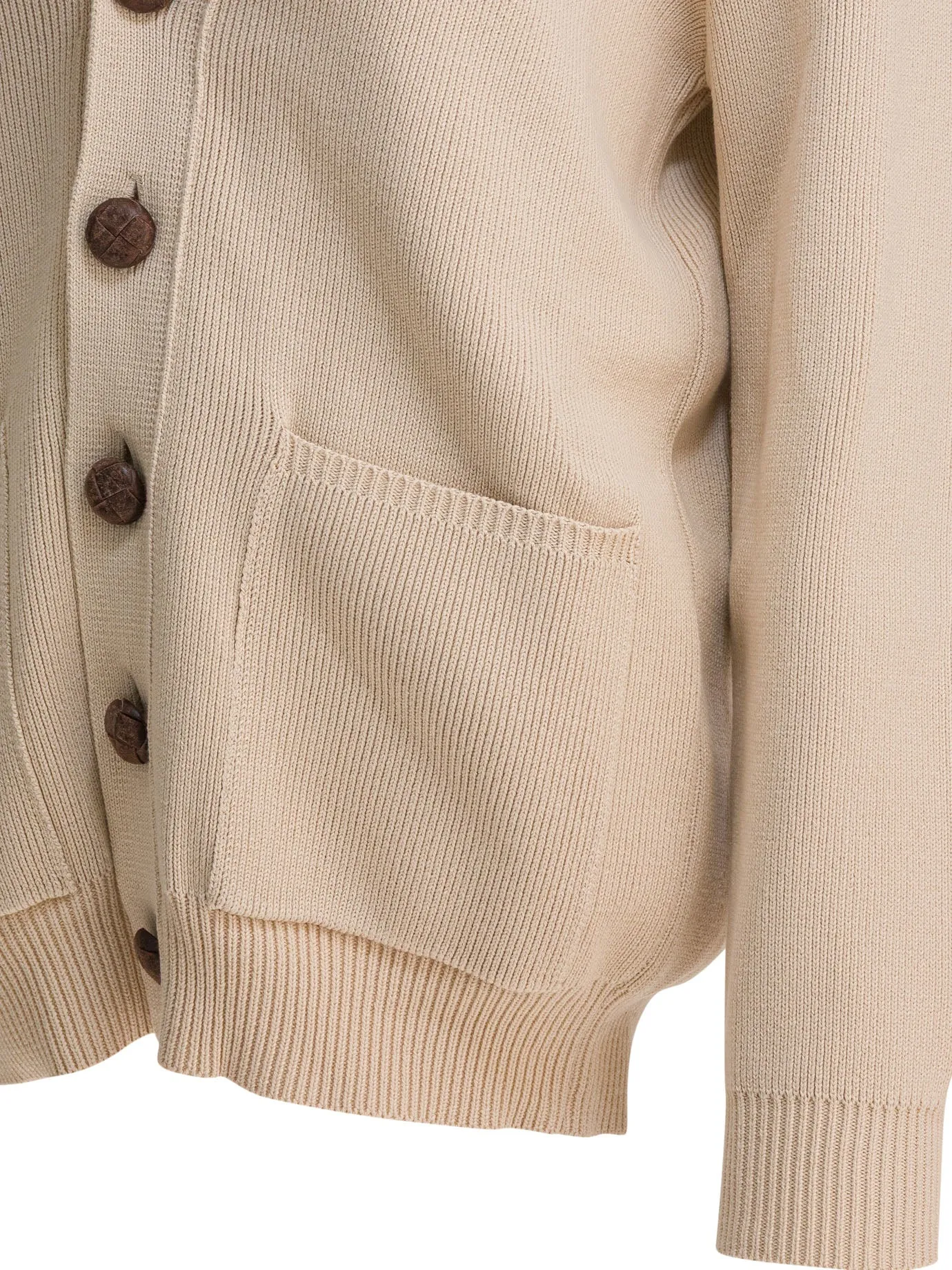Cotton Cardigan Knitwear Beige sold by Wanan Luxury product image thumbnail 4