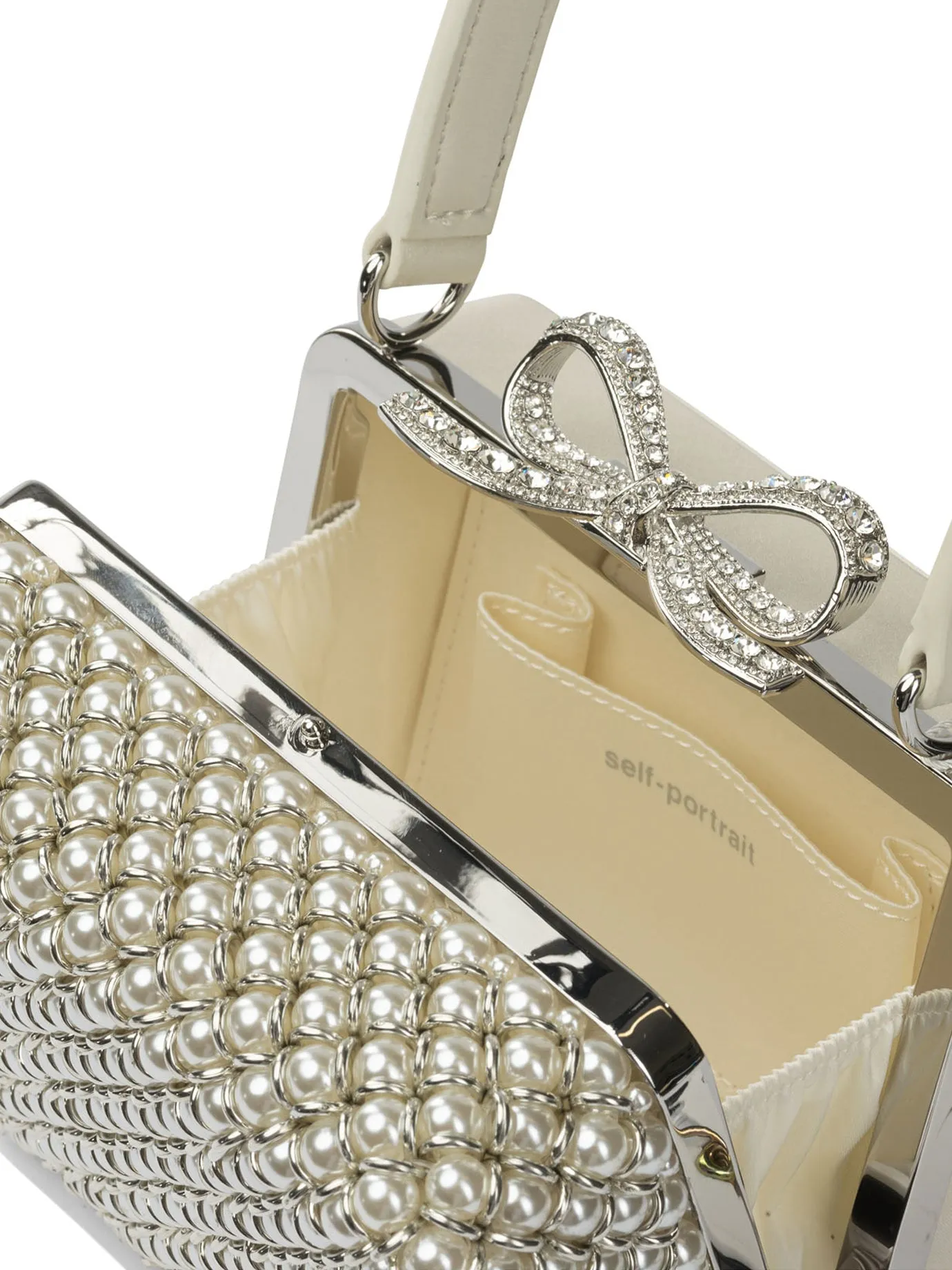 Handbag With Pearls Handbags Beige sold by Wanan Luxury product image thumbnail 5