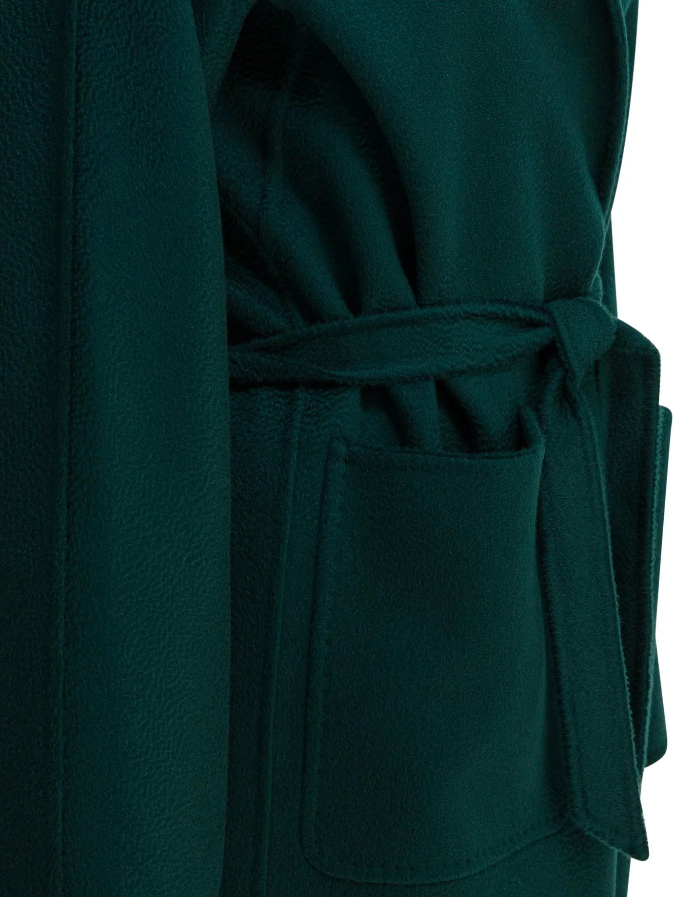 Cashmere Midi Coat Jackets And Coats Green sold by Wanan Luxury product image thumbnail 4