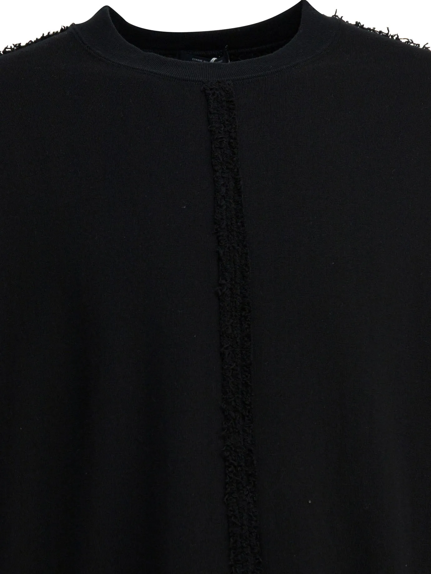 Cotton Crewneck Sweatshirt Sweatshirts Black sold by Wanan Luxury product image thumbnail 3