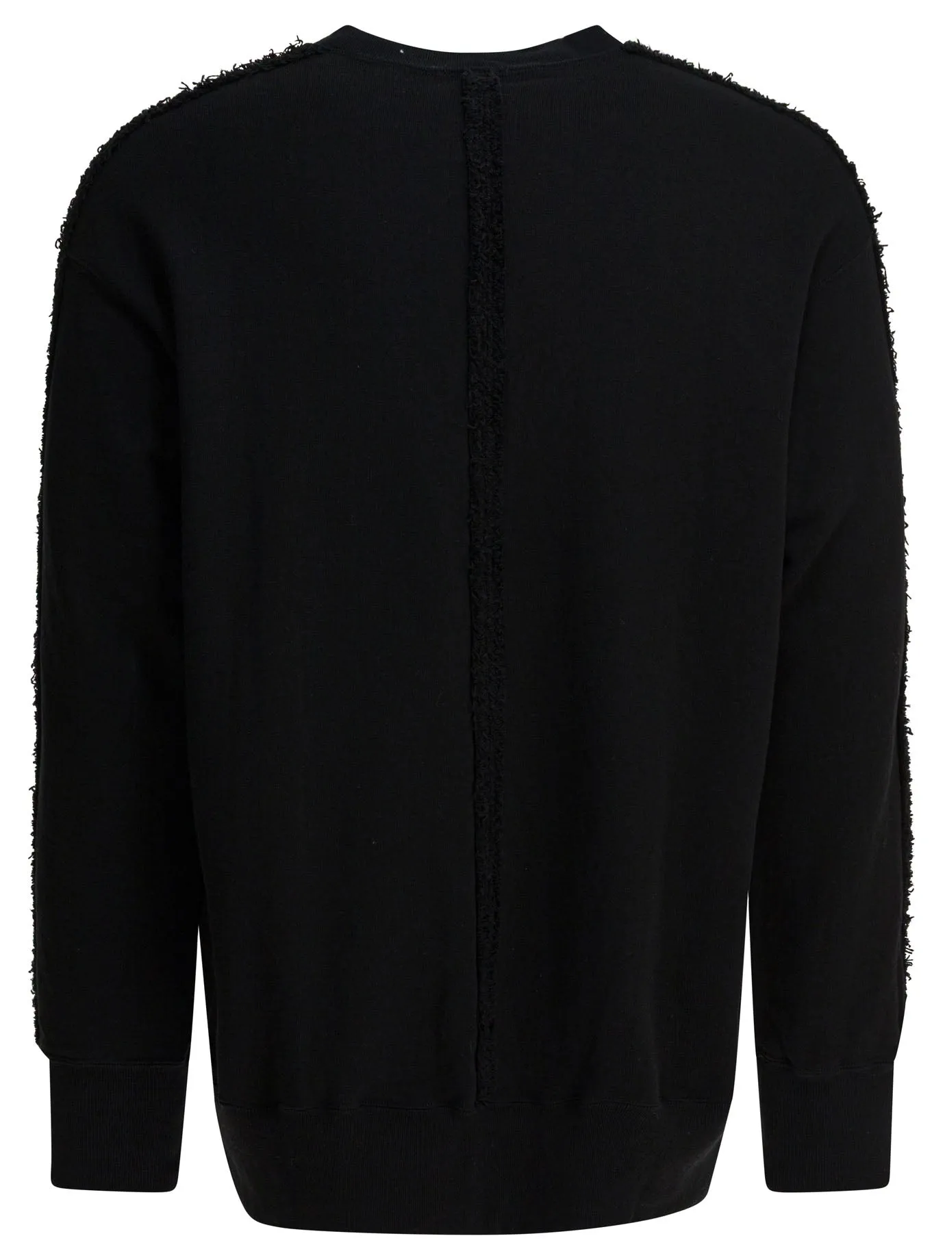 Cotton Crewneck Sweatshirt Sweatshirts Black sold by Wanan Luxury product image thumbnail 2