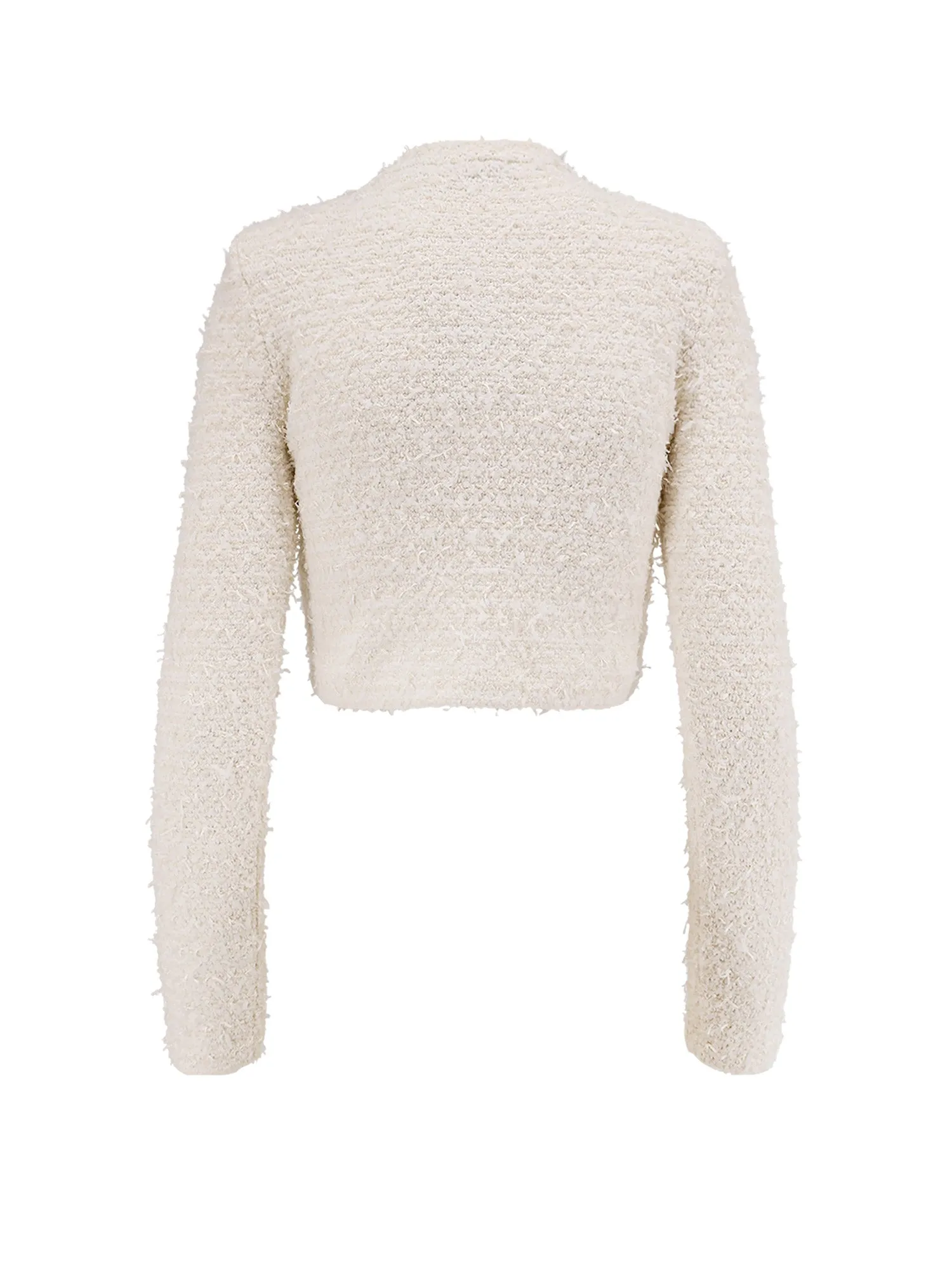 Cotton Blend Cardigan With Rhinestones sold by Wanan Luxury product image thumbnail 2