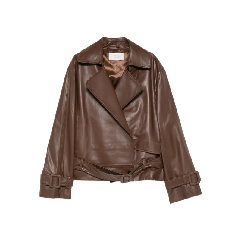 Leather Outerwears Brown sold by Wanan Luxury