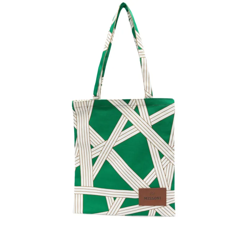 Bags White, Green made by Missoni Home