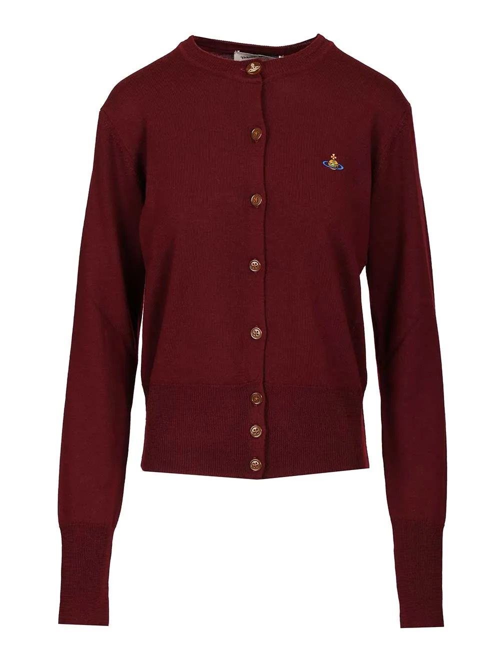 Bea Cardigan Knitwear Bordeaux sold by Wanan Luxury