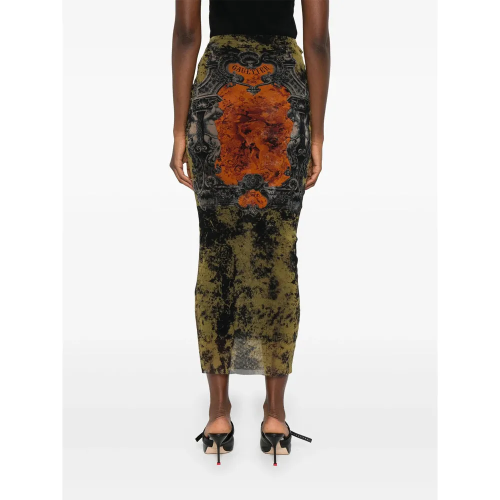 Skirts Orange/Green sold by Wanan Luxury product image thumbnail 5