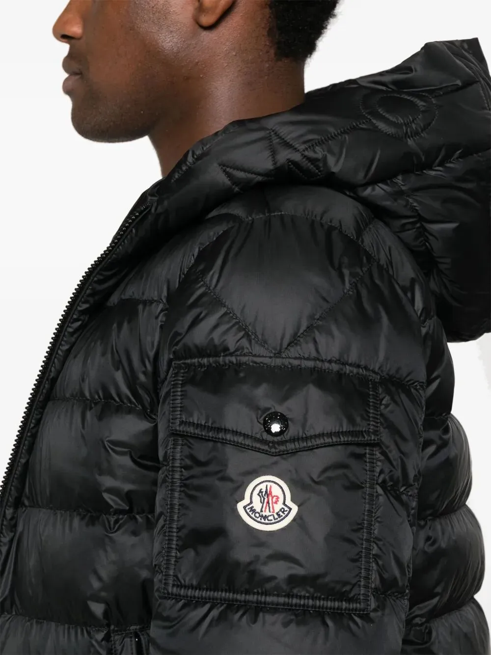 Najan Hooded Short Down Jacket sold by Wanan Luxury product image thumbnail 4