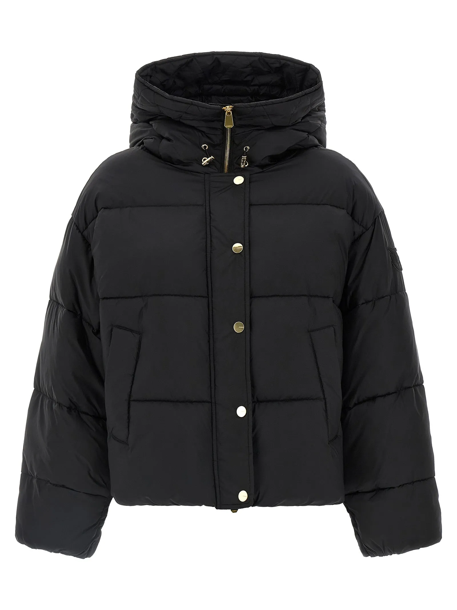 Impasto Puffer Jackets Black sold by Wanan Luxury