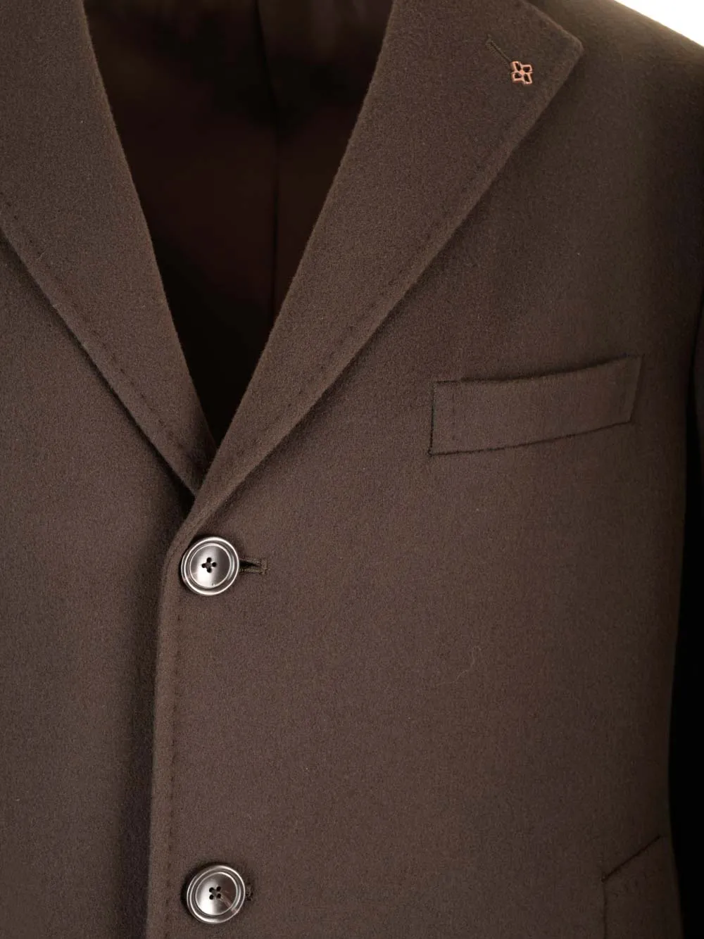 Wool And Cashmere Coat Coats Brown sold by Wanan Luxury product image thumbnail 3