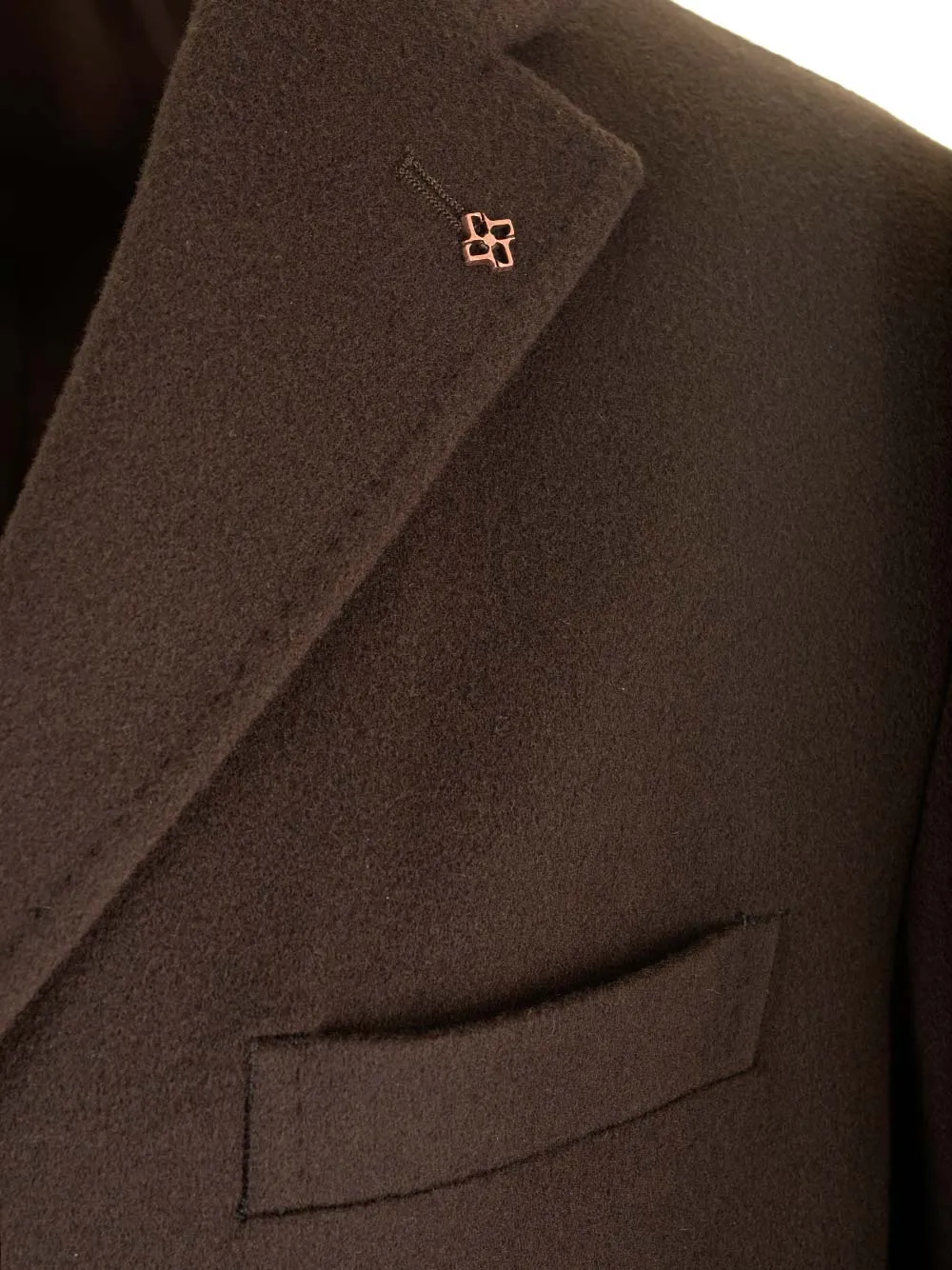 Wool And Cashmere Coat Coats Brown sold by Wanan Luxury product image thumbnail 4