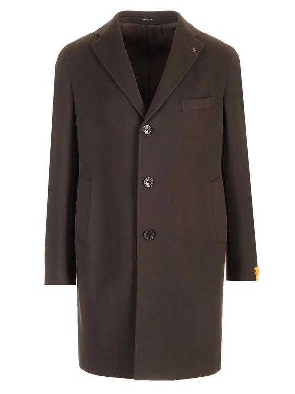 Wool And Cashmere Coat Coats Brown sold by Wanan Luxury