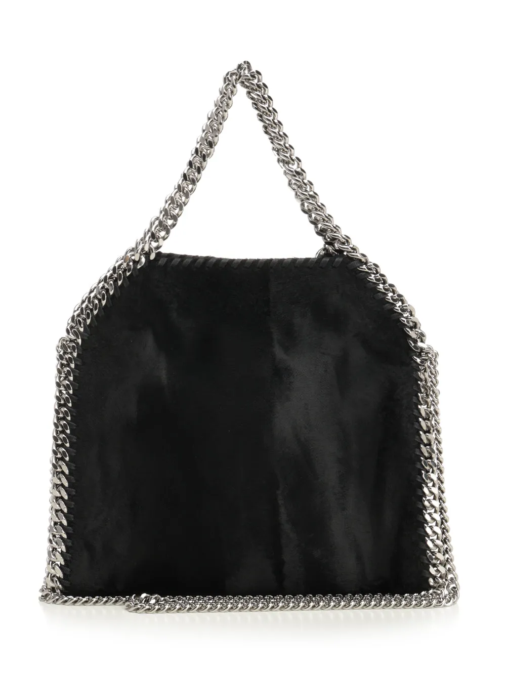 Mini Falabella Brushed Velvet Tote Bag Crossbody Bags Black sold by Wanan Luxury product image thumbnail 3