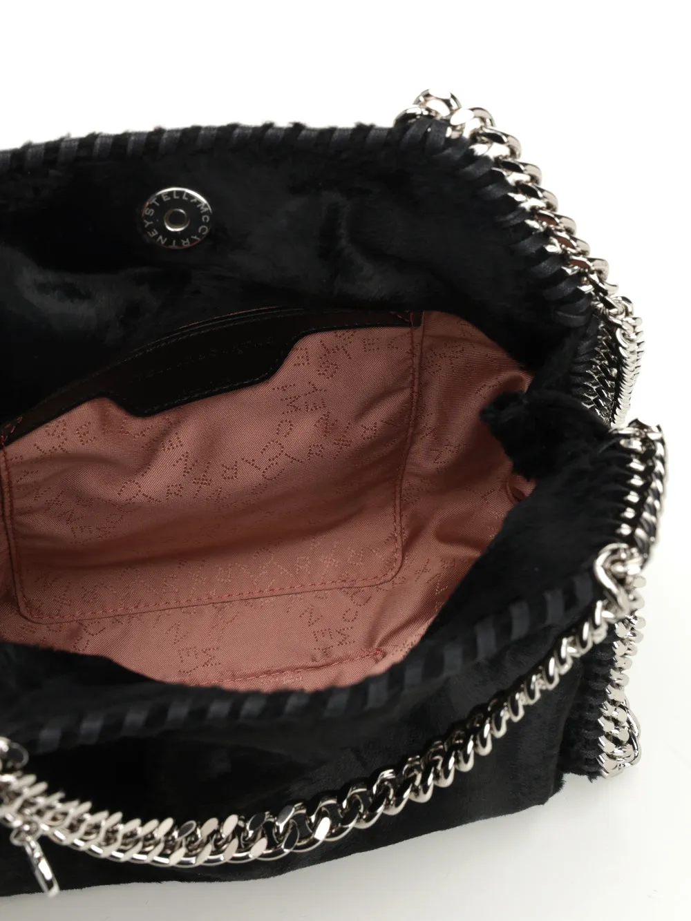 Mini Falabella Brushed Velvet Tote Bag Crossbody Bags Black sold by Wanan Luxury product image thumbnail 4