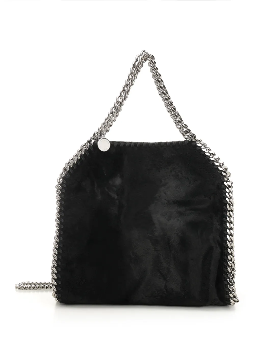 Mini Falabella Brushed Velvet Tote Bag Crossbody Bags Black sold by Wanan Luxury