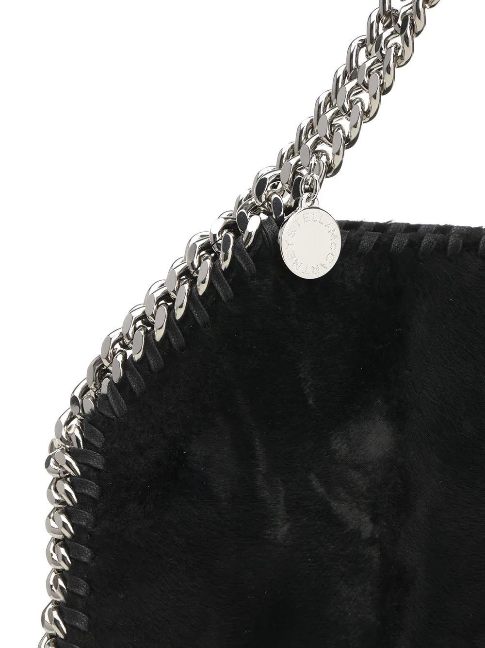 Mini Falabella Brushed Velvet Tote Bag Crossbody Bags Black sold by Wanan Luxury product image thumbnail 5