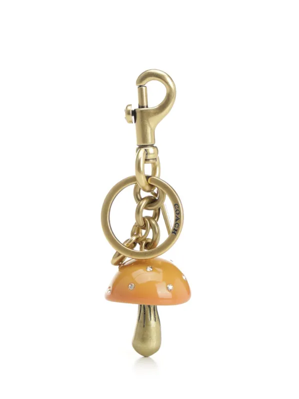 Mushroom Bag Charm Keyrings Yellow sold by Wanan Luxury