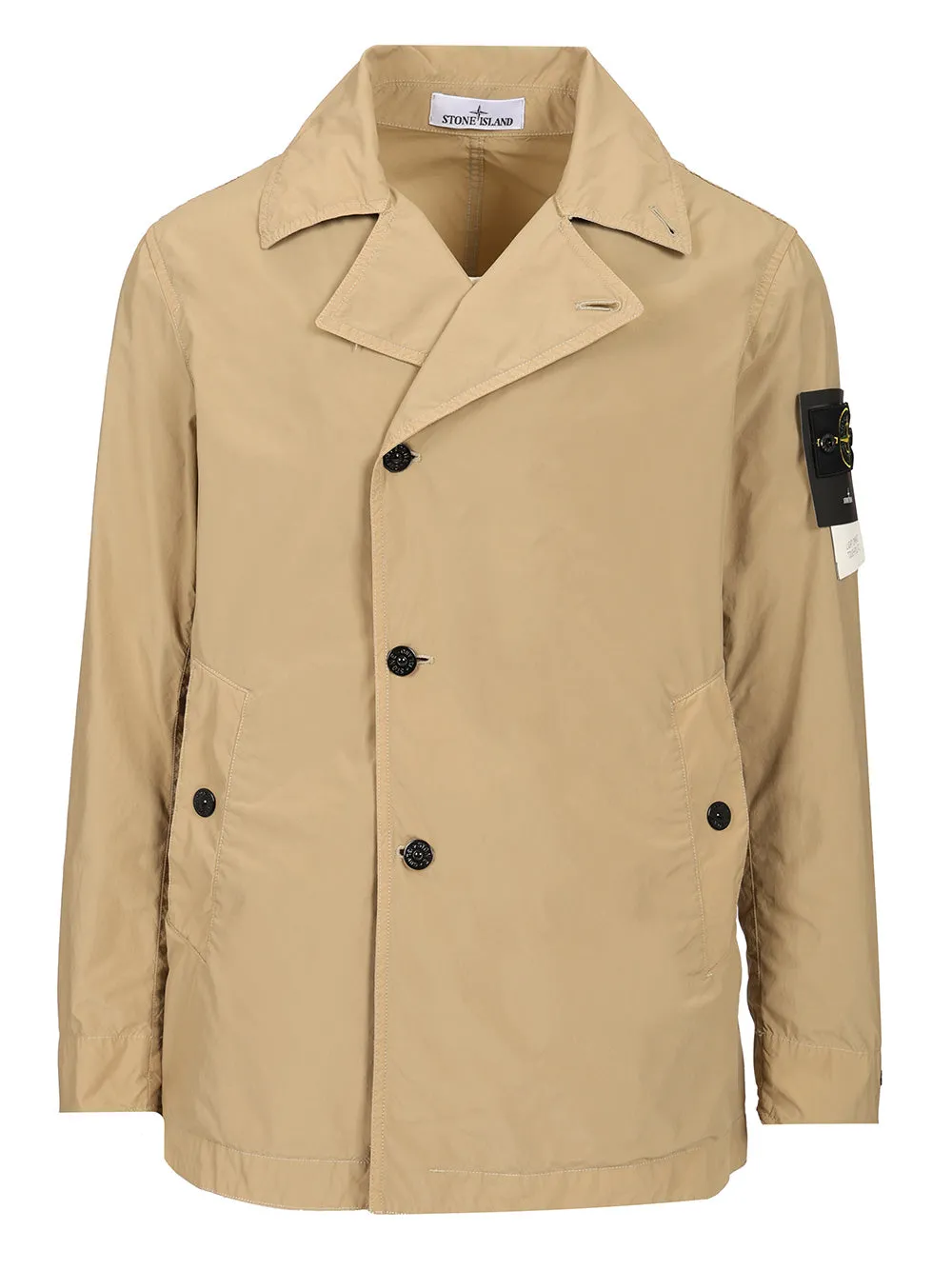 Short Nylon Trench Coat Coats Beige sold by Wanan Luxury