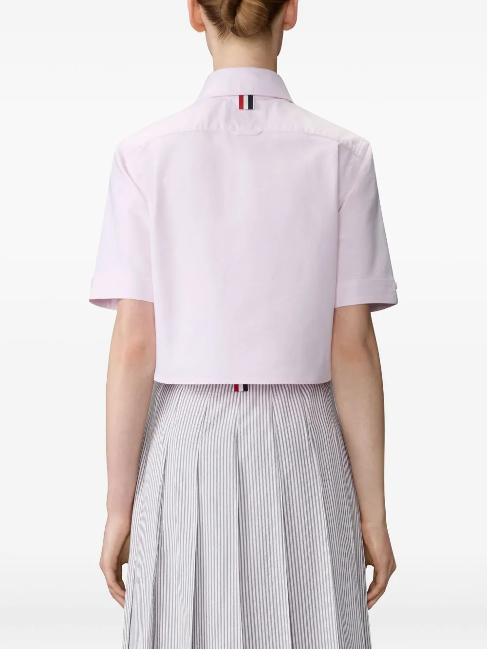 Cotton Cropped Shirt sold by Wanan Luxury product image thumbnail 3