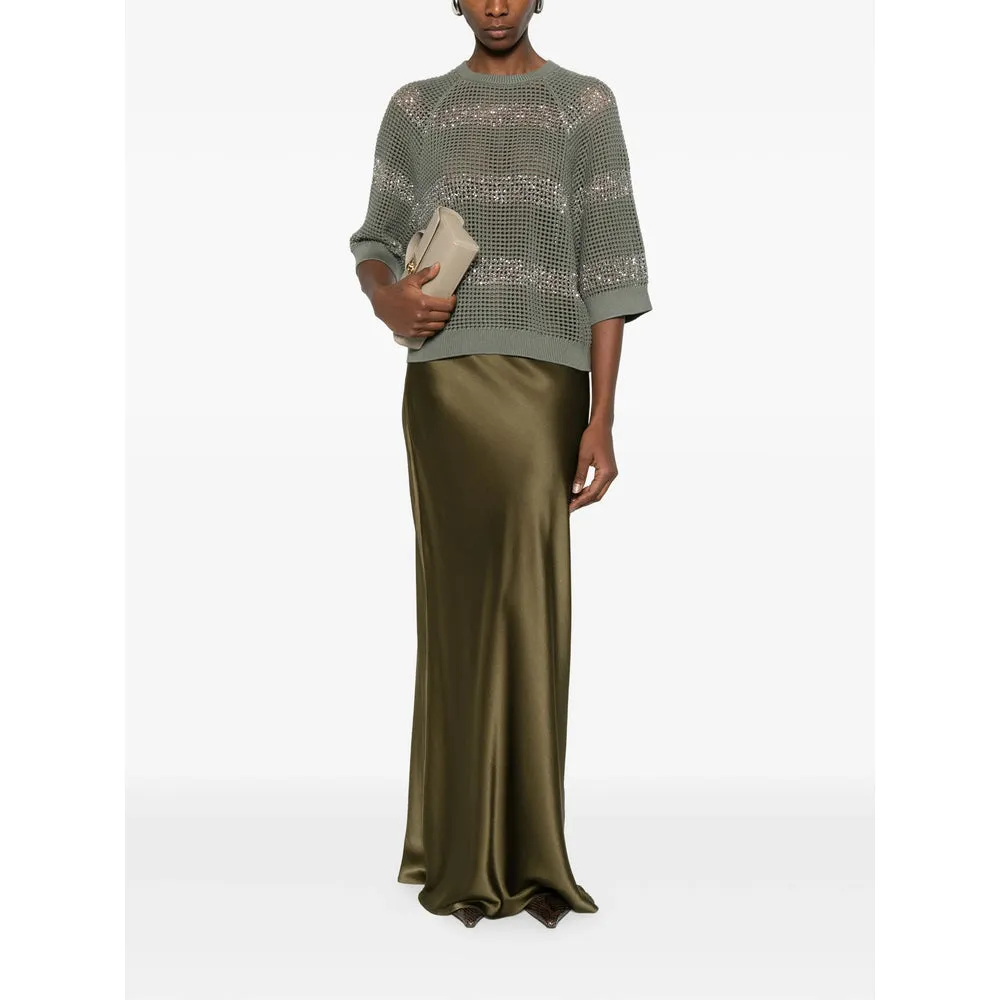 Sweaters Green/Silver sold by Wanan Luxury product image thumbnail 3