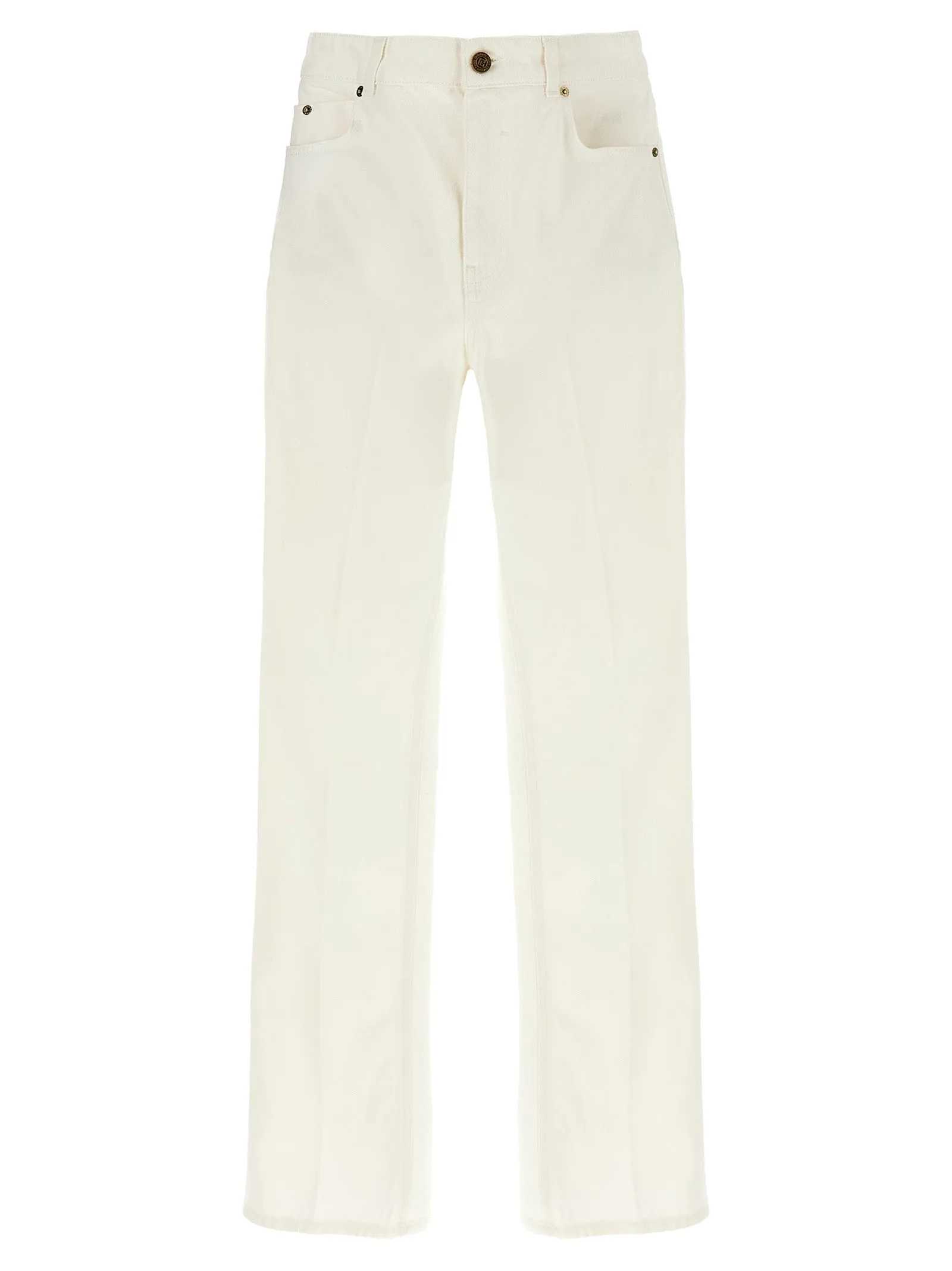 Embroidery Jeans White sold by Wanan Luxury