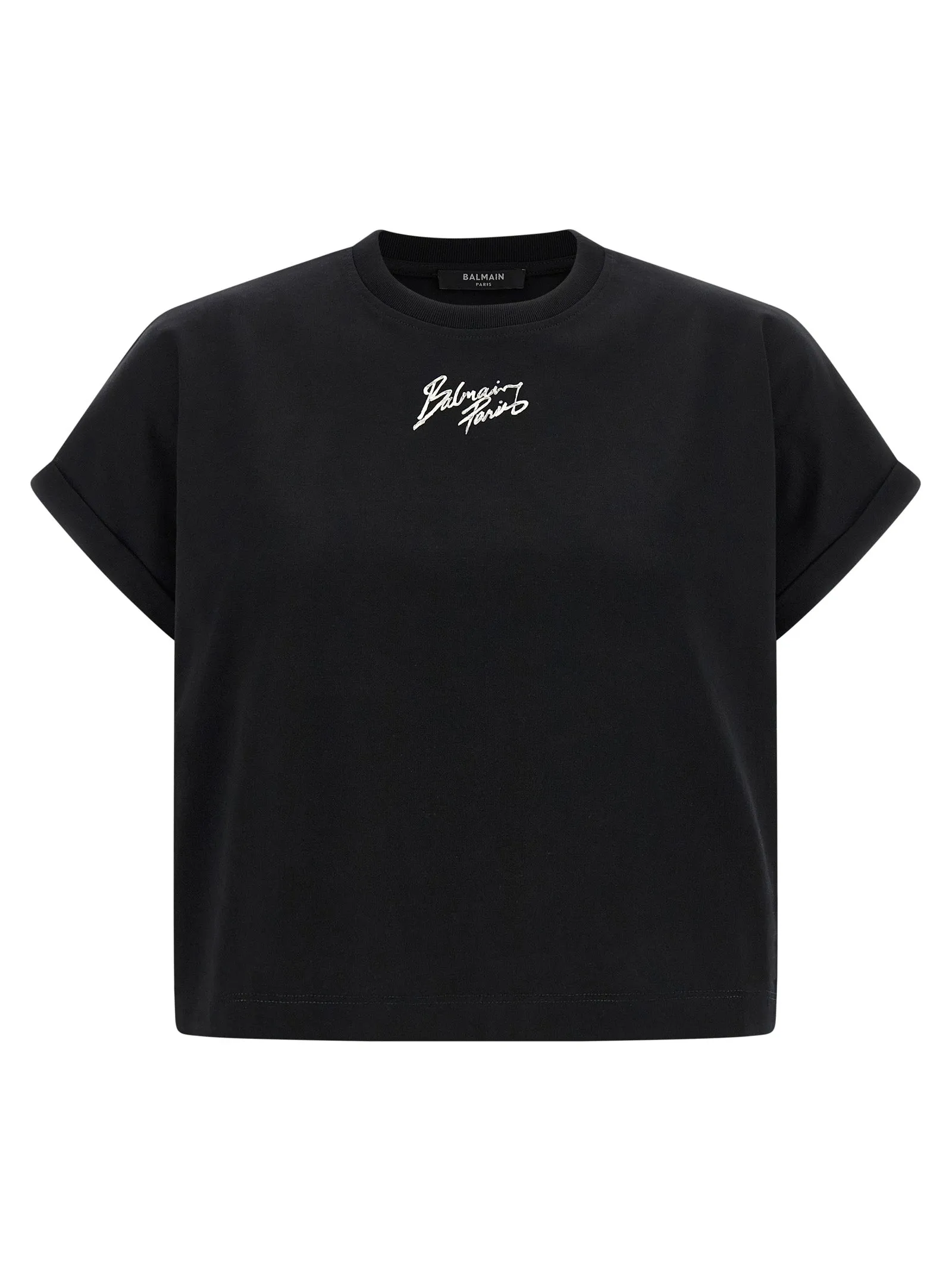 Cropped T-Shirt Black sold by Wanan Luxury