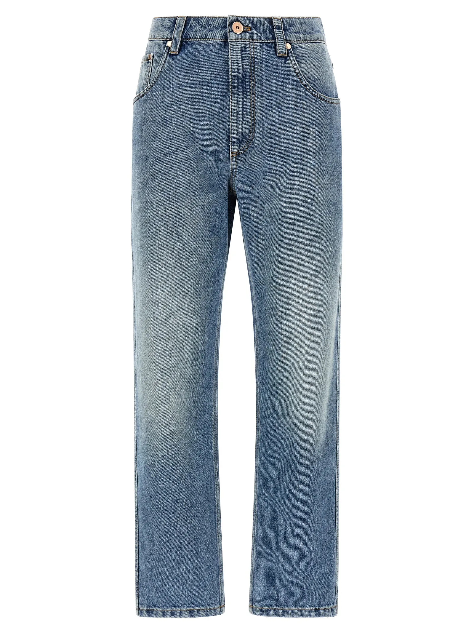 The Straight Leg Jeans Blue sold by Wanan Luxury