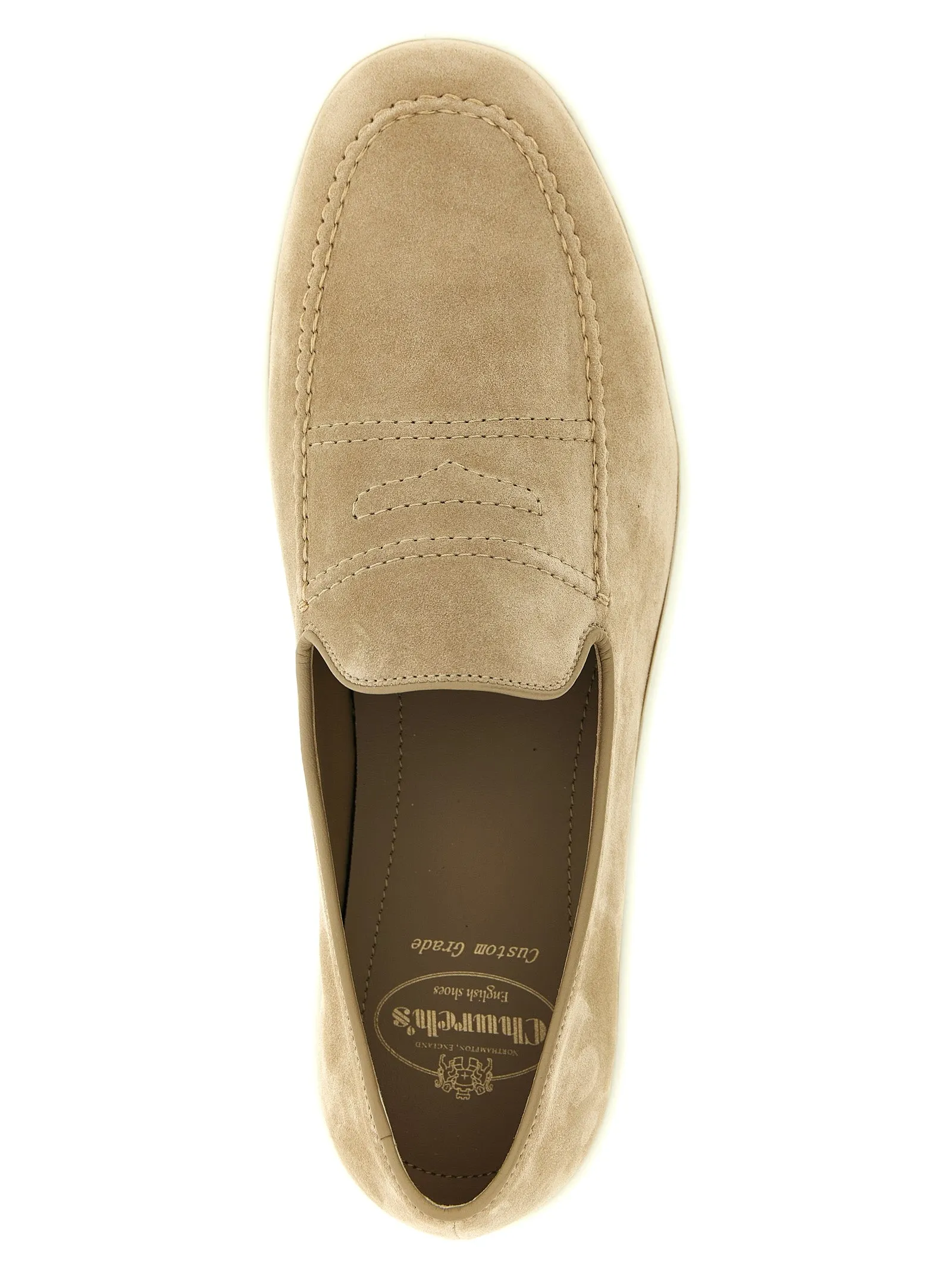 Suede Loafers Beige sold by Wanan Luxury product image thumbnail 4
