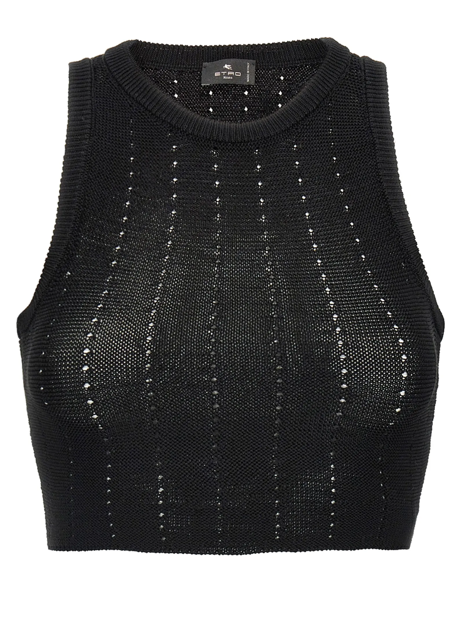 Crop Top Tops Black sold by Wanan Luxury