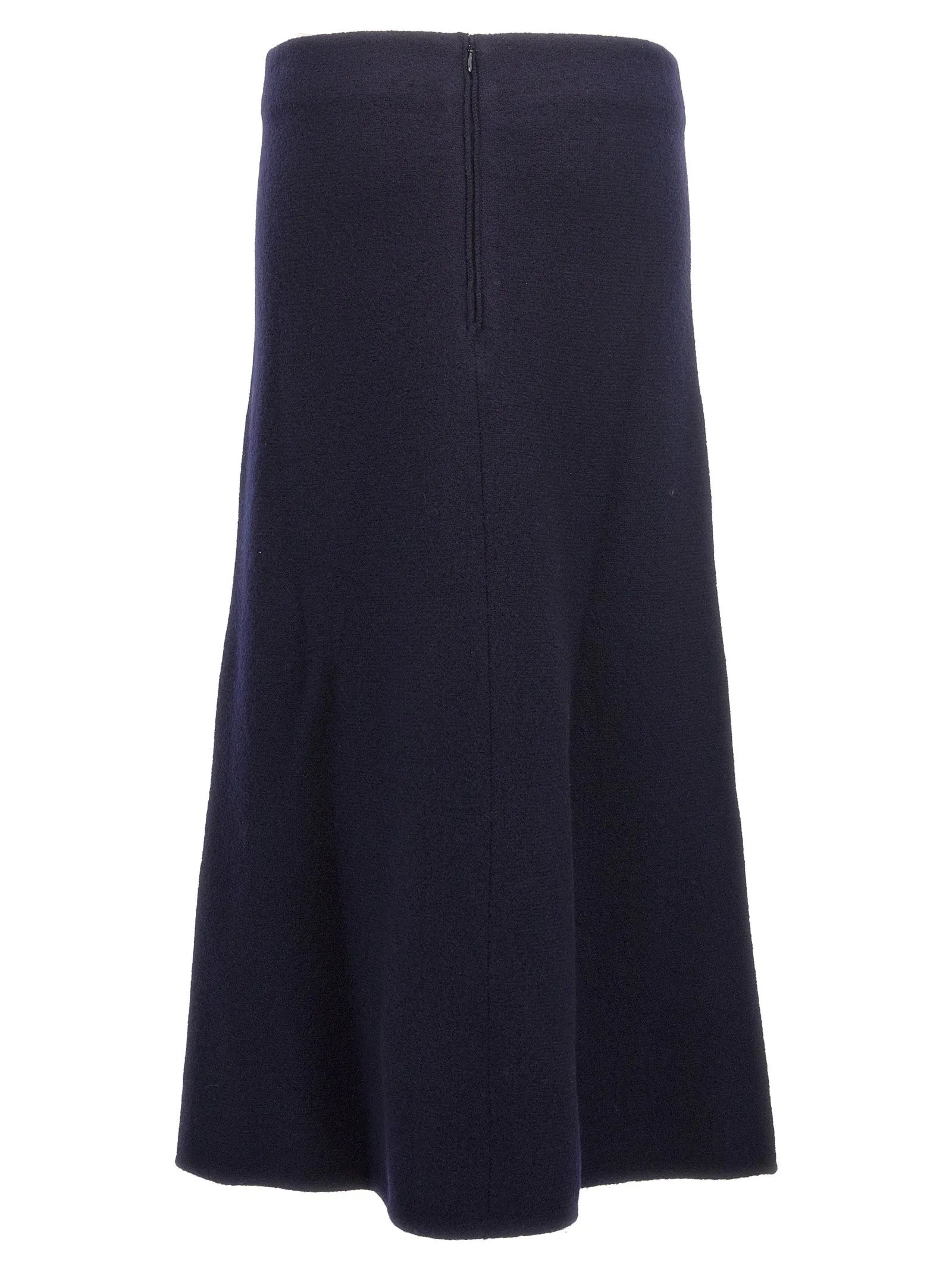 Long Wool Skirt Skirts Blue sold by Wanan Luxury product image thumbnail 2