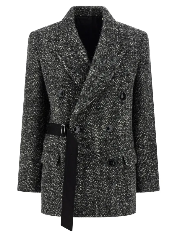 Ezzia Coats And Trench Coats Black sold by Wanan Luxury