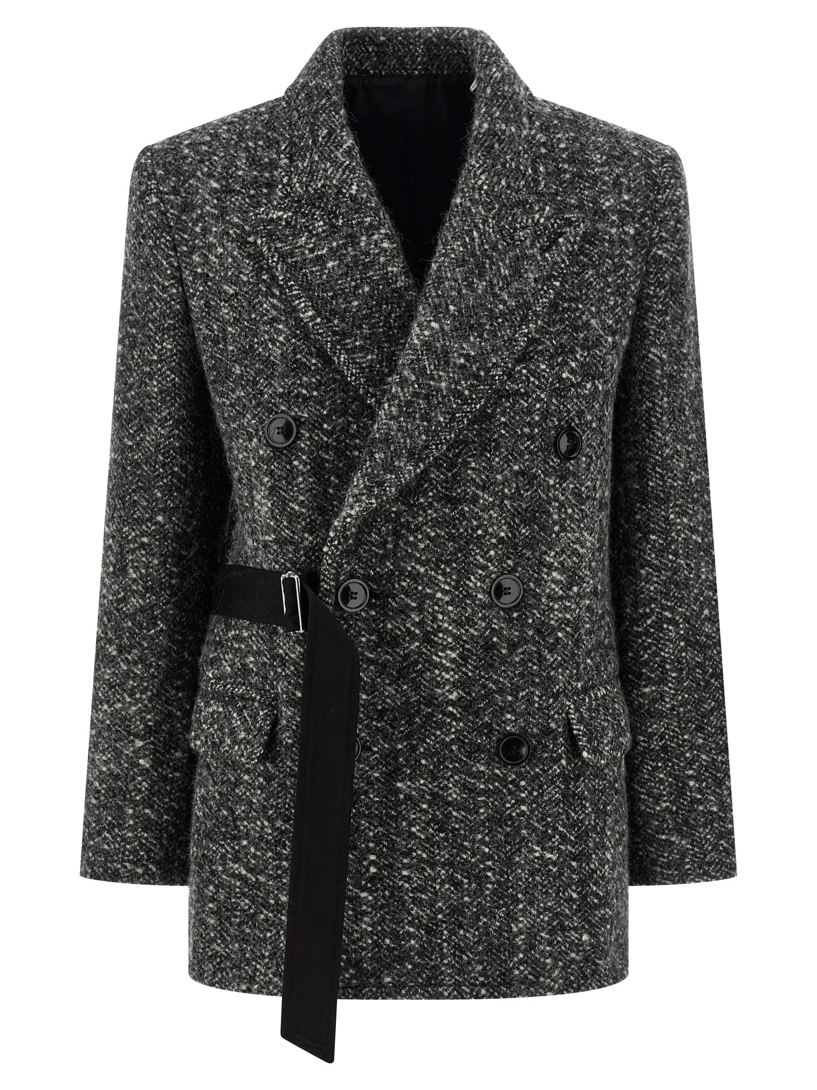 Ezzia Coats And Trench Coats Black sold by Wanan Luxury