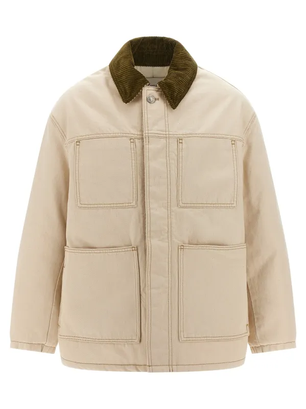 Worker Puffer Jackets Beige sold by Wanan Luxury