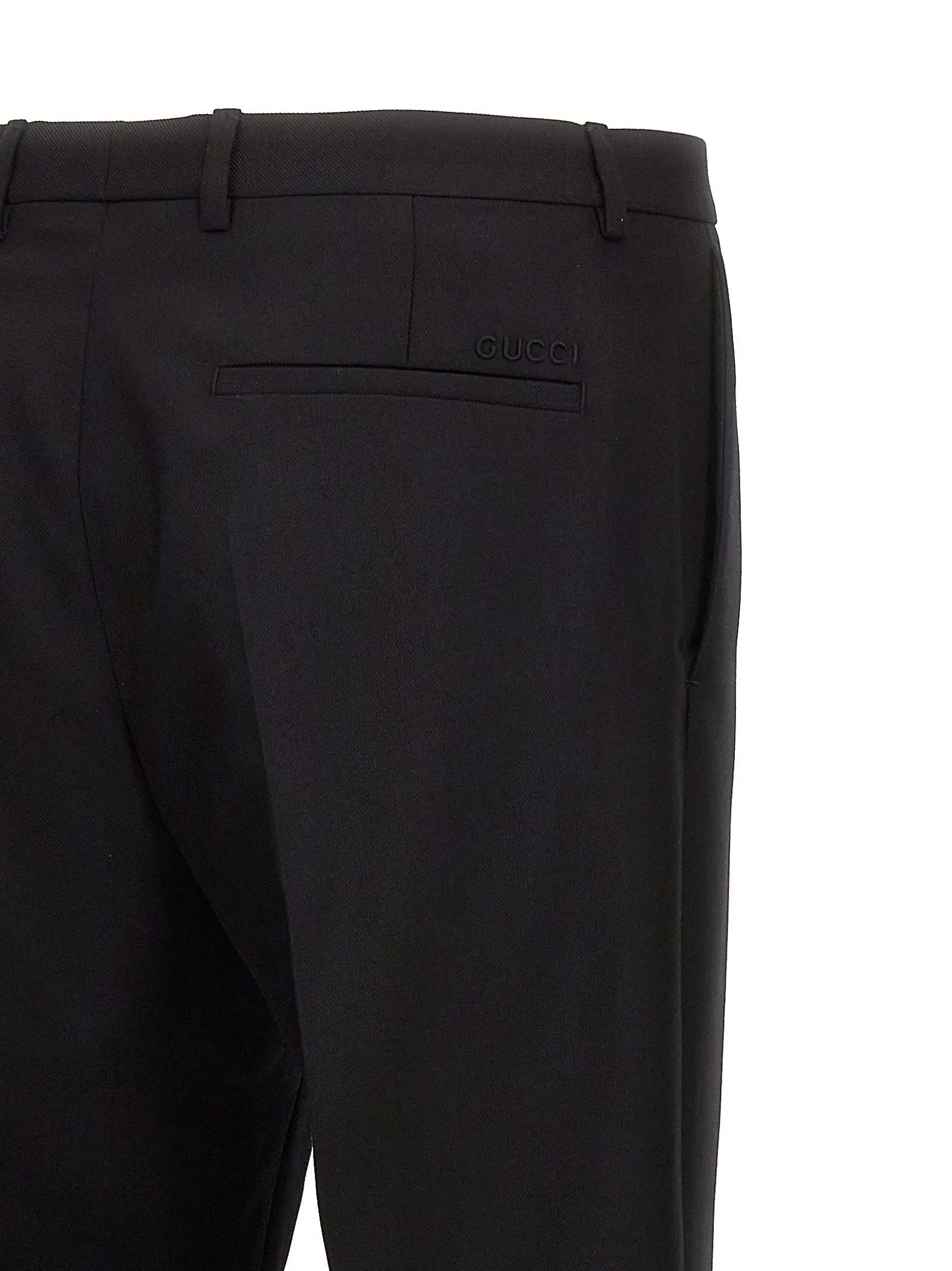 Twill Pants Black sold by Wanan Luxury product image thumbnail 4