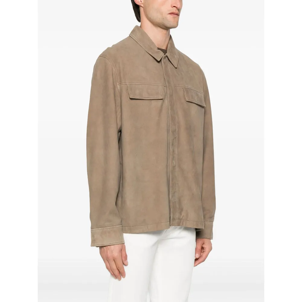 Leather Outerwears Brown sold by Wanan Luxury product image thumbnail 2