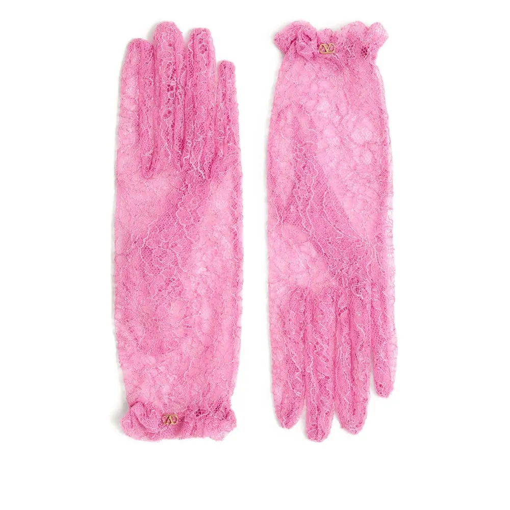 Gloves Pink sold by Wanan Luxury