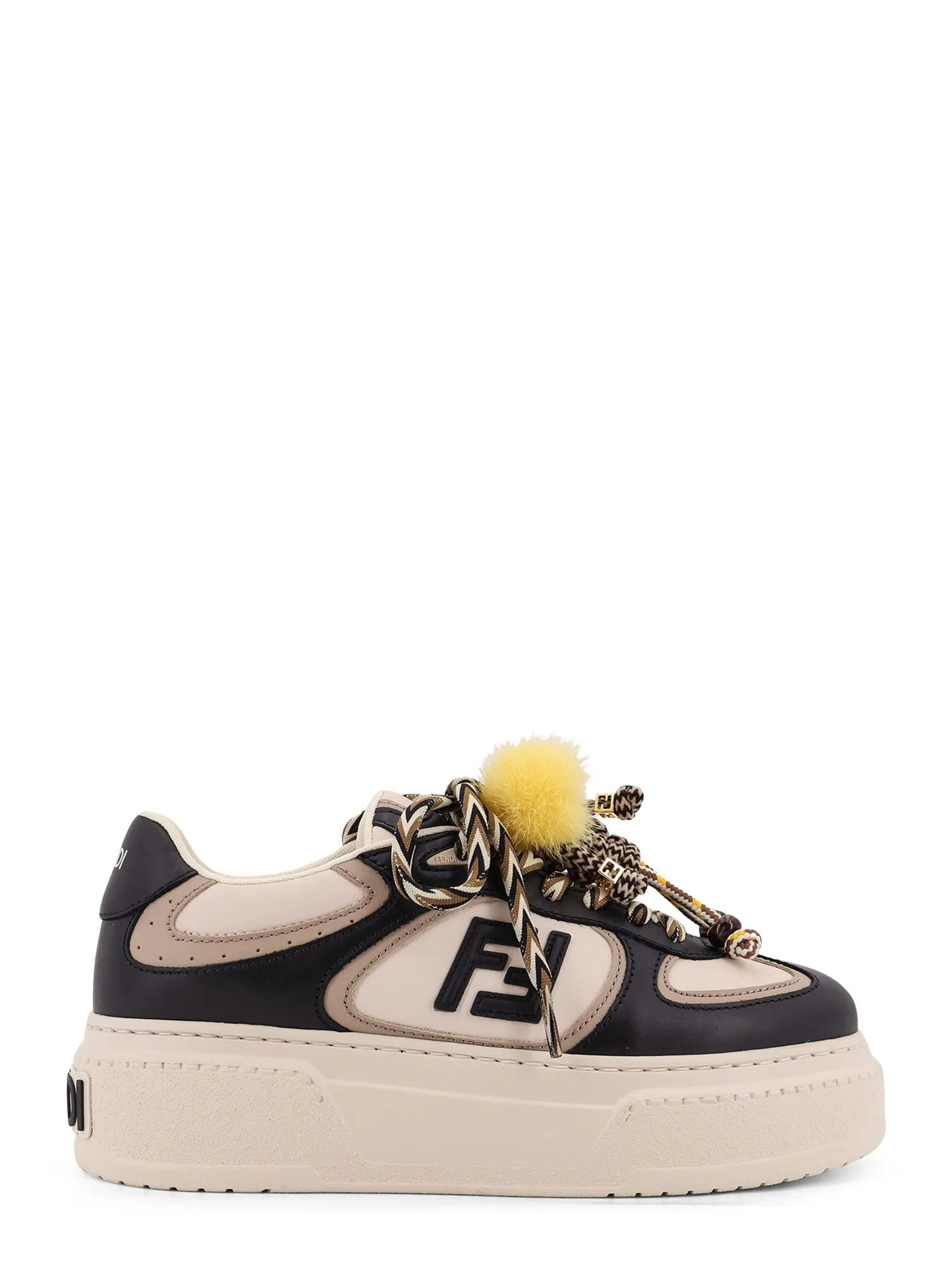 Fendi Match Leather Sneakers sold by Wanan Luxury