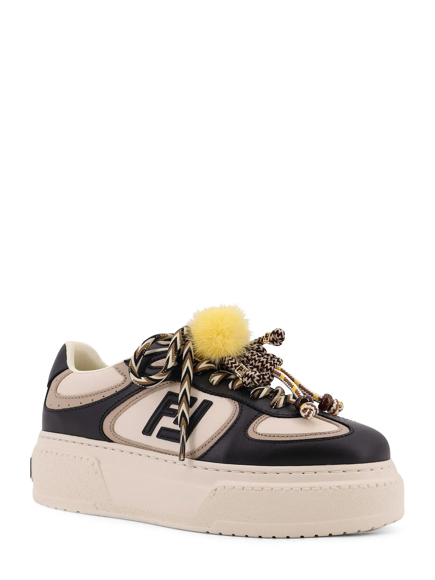 Fendi Match Leather Sneakers sold by Wanan Luxury product image thumbnail 2