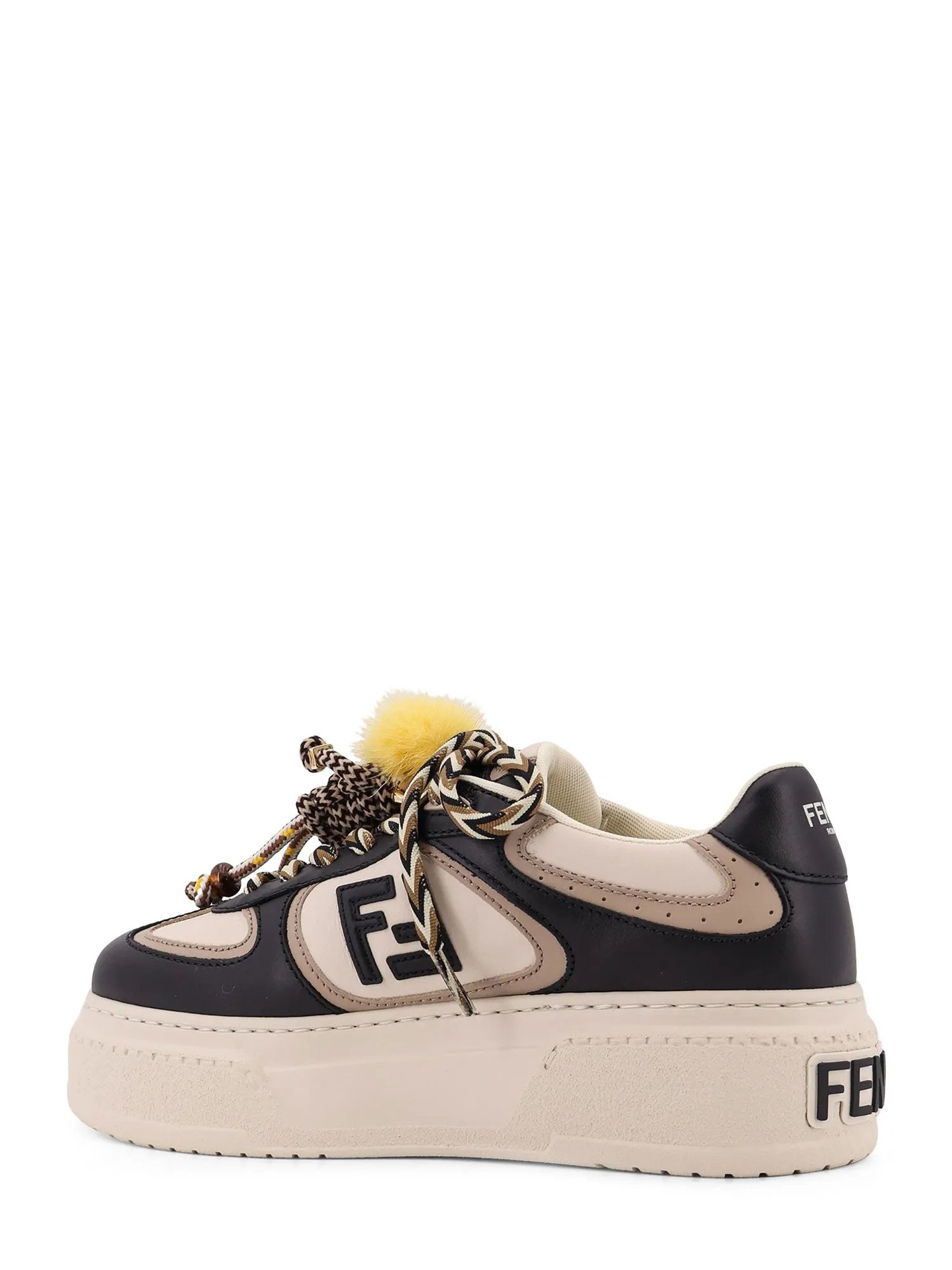 Fendi Match Leather Sneakers sold by Wanan Luxury product image thumbnail 3