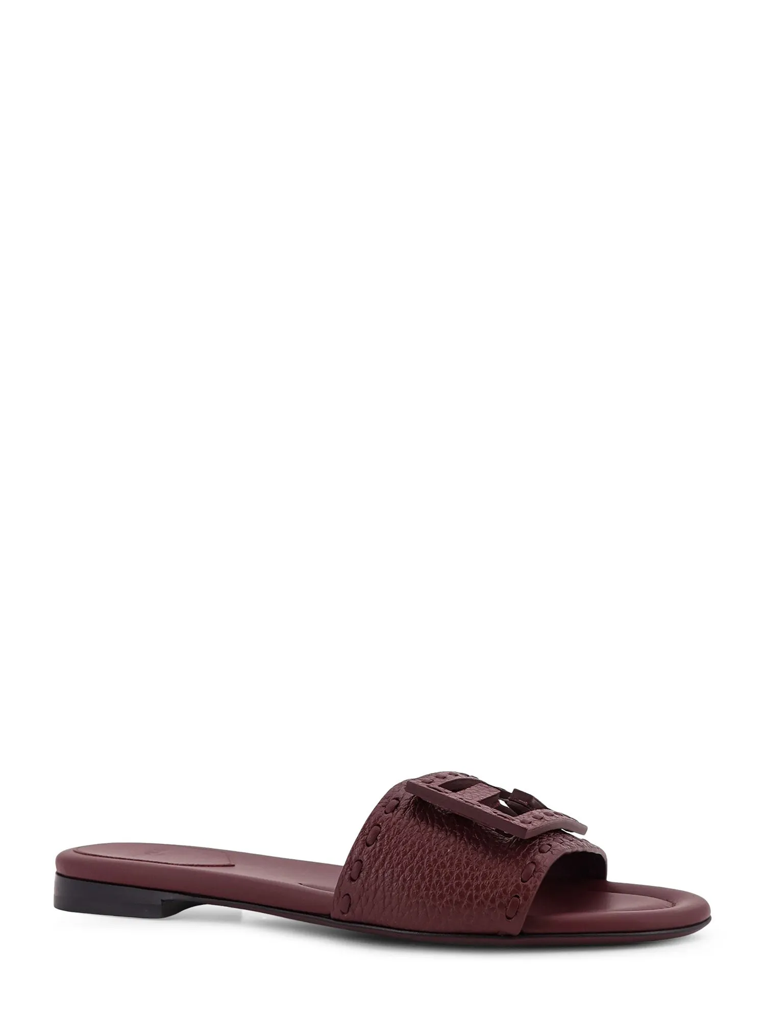 Low Leather Sandals With Embossed Ff Logo sold by Wanan Luxury product image thumbnail 2