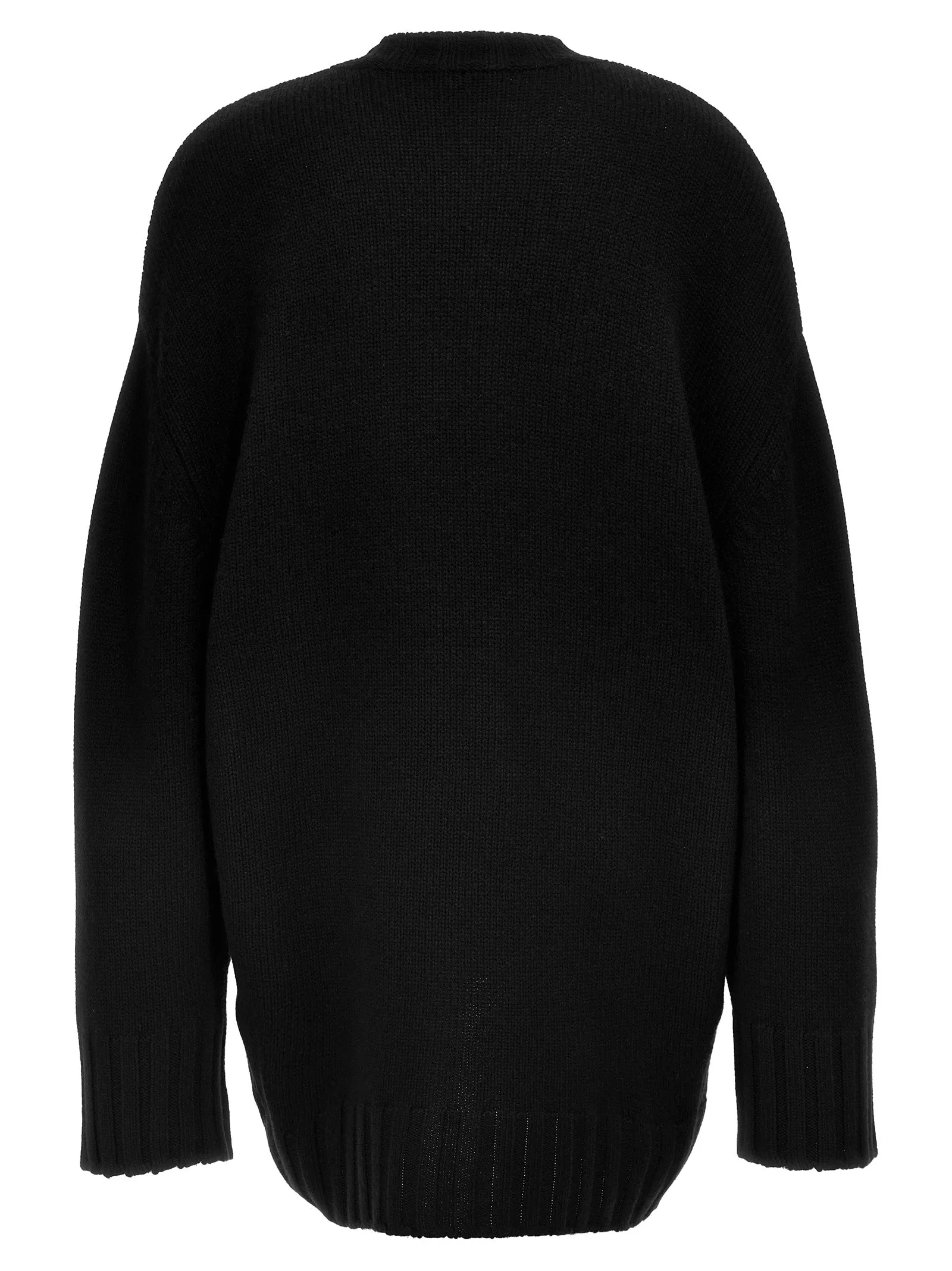 Oversized Knit Dress Dresses Black sold by Wanan Luxury product image thumbnail 2