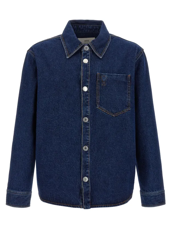 Ami De Coeur Shirt And Blouse Blue sold by Wanan Luxury