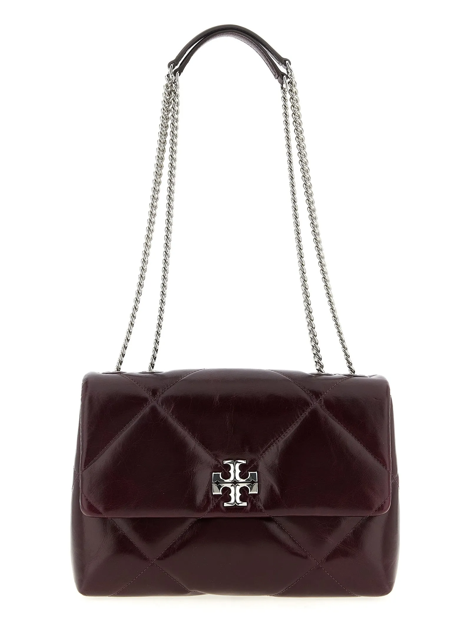 Kira Diamond Shoulder Bags Bordeaux sold by Wanan Luxury