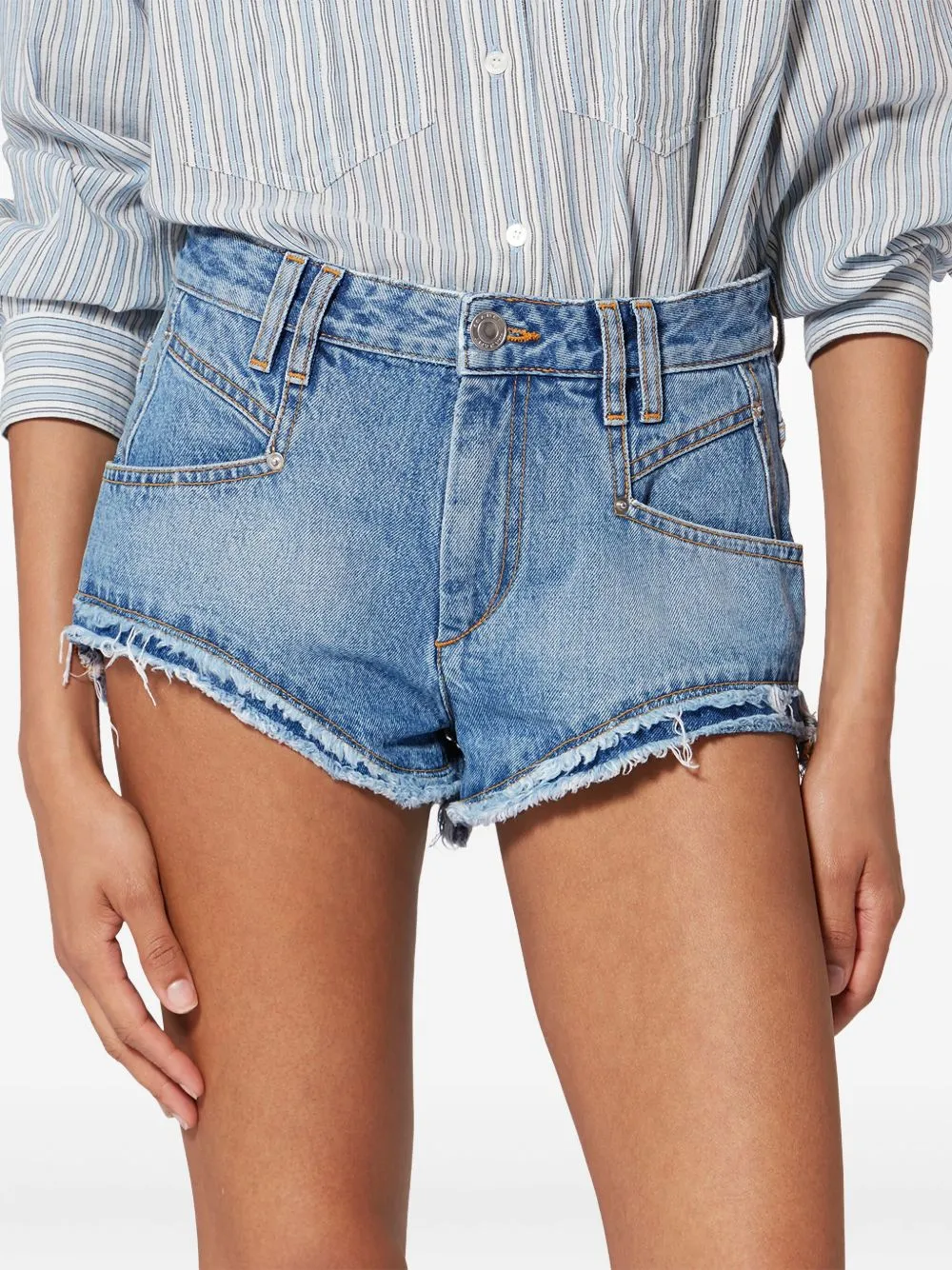Eneidala Denim Shorts sold by Wanan Luxury product image thumbnail 2