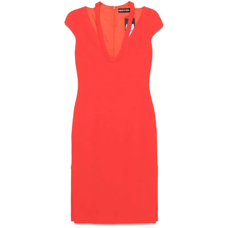 Dresses Orange sold by Wanan Luxury