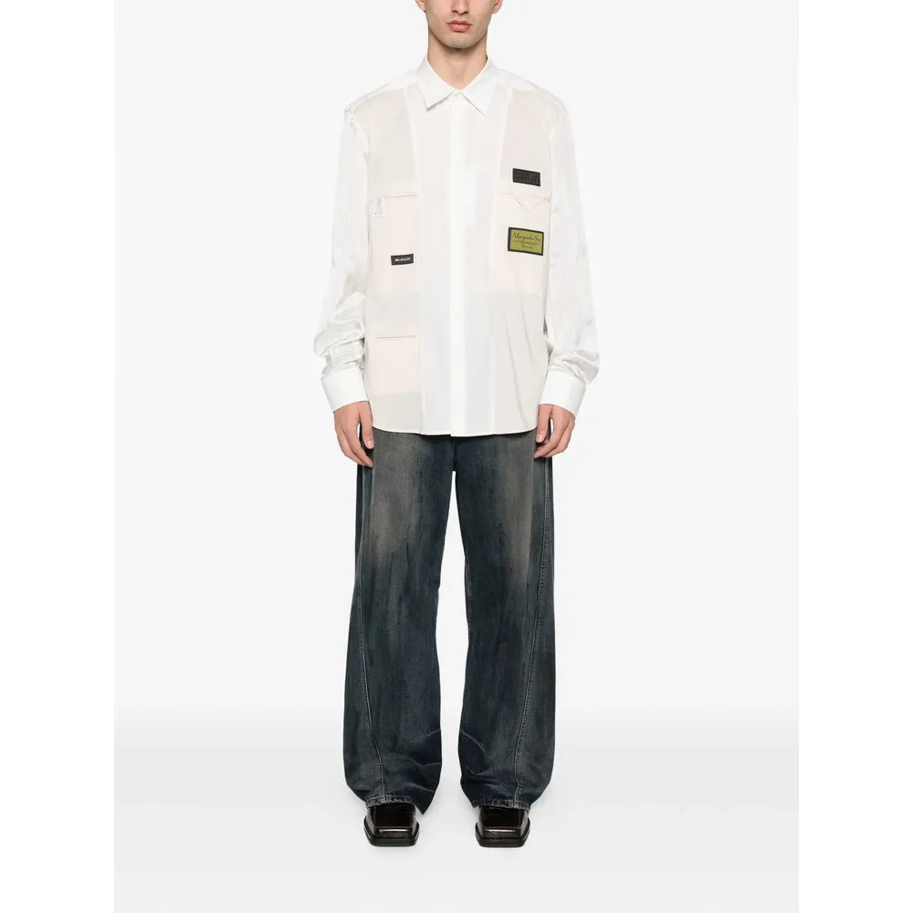 Shirts White, Neutral sold by Wanan Luxury product image thumbnail 4