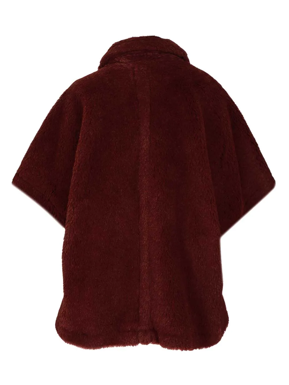 Alpaca And Wool Teddy Fabric Cape Scarves And Foulards Violet sold by Wanan Luxury product image thumbnail 2