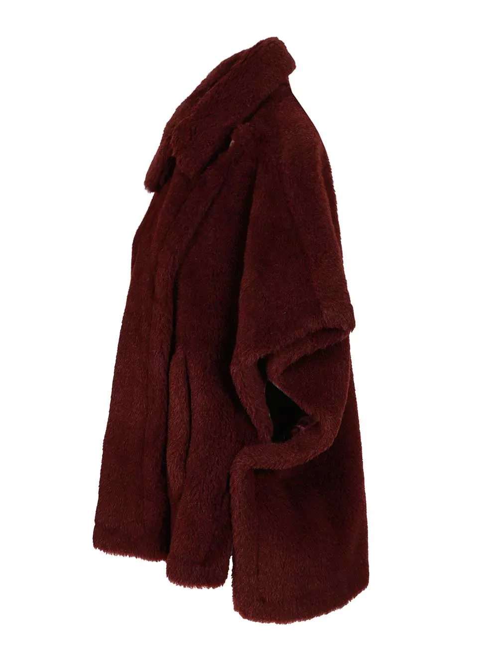 Alpaca And Wool Teddy Fabric Cape Scarves And Foulards Violet sold by Wanan Luxury product image thumbnail 4